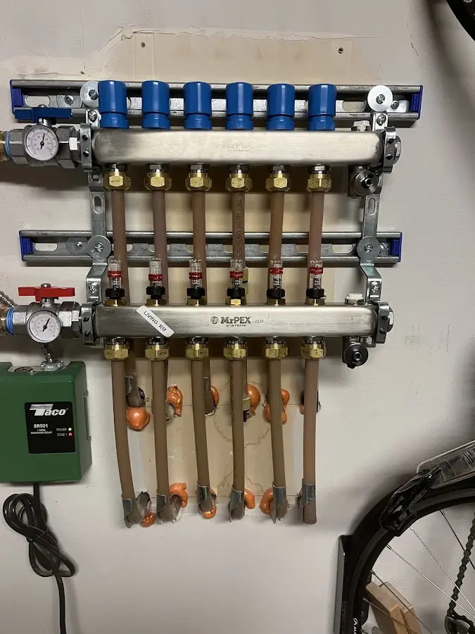 Plumber performing Leak Detection at a residential property in Greenbrier